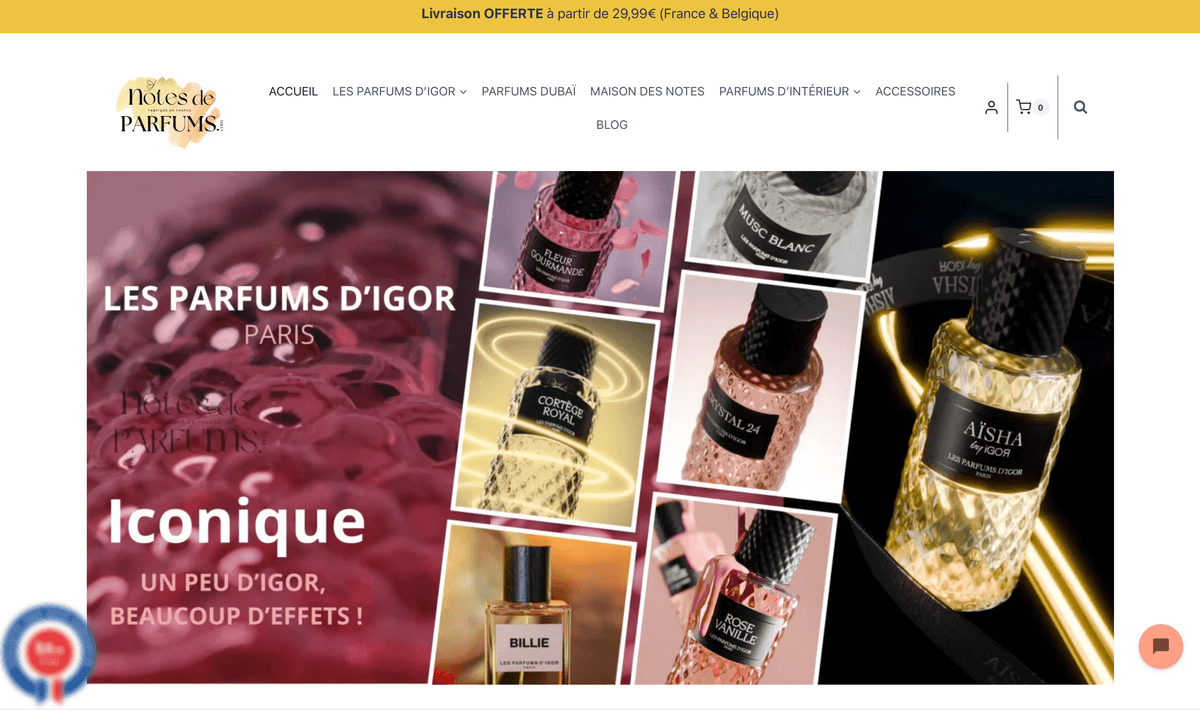 Notes de parfums
